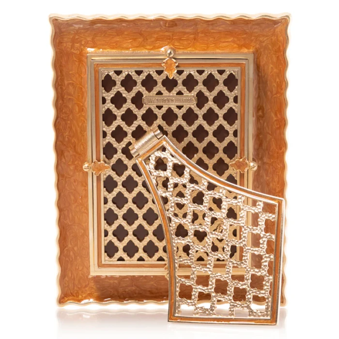 Jay Strongwater Demi Mixed Animal Print 5" x 7" Jungle Crystal Picture Frame