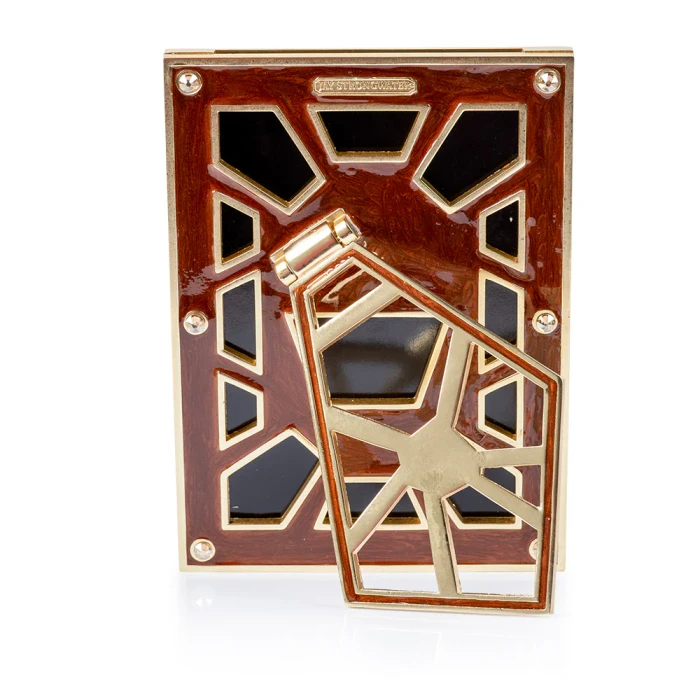 Jay Strongwater Lavinia Leopard 4" x 6" Crystal Picture Frame