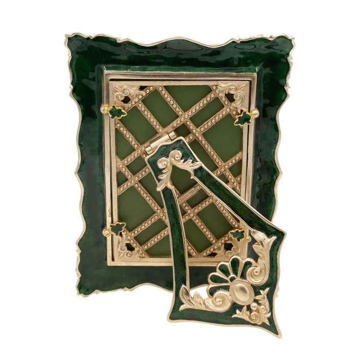 Jay Strongwater Heather Emerald 5" x 7" Picture Frame