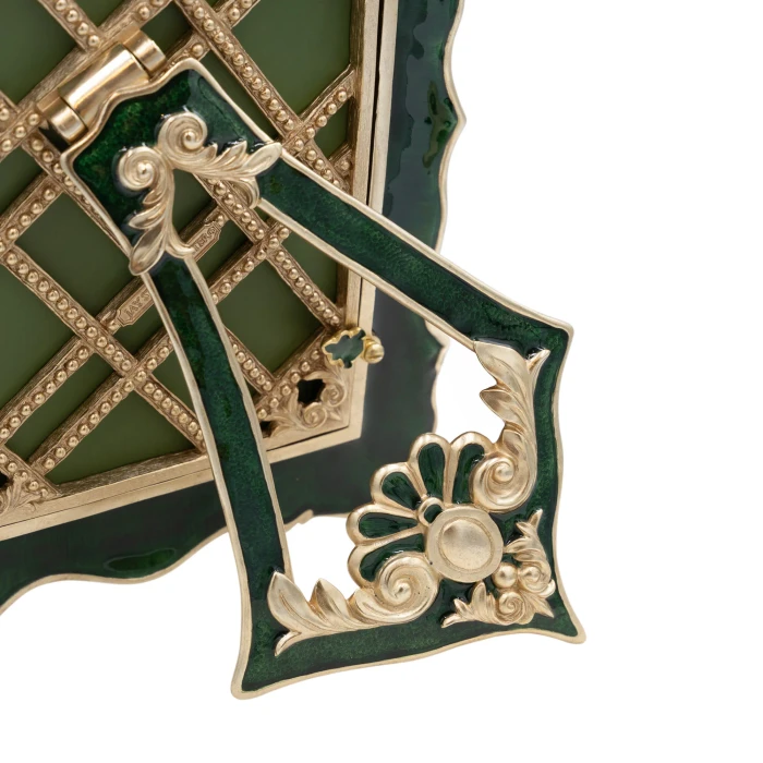 Jay Strongwater Heather Emerald 5" x 7" Picture Frame