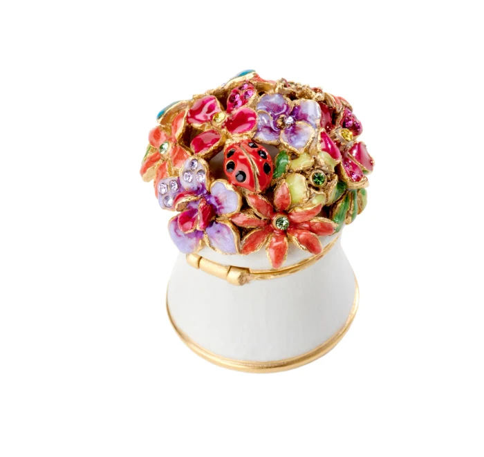 Jay Strongwater Cameryn Mini Bouquet Box