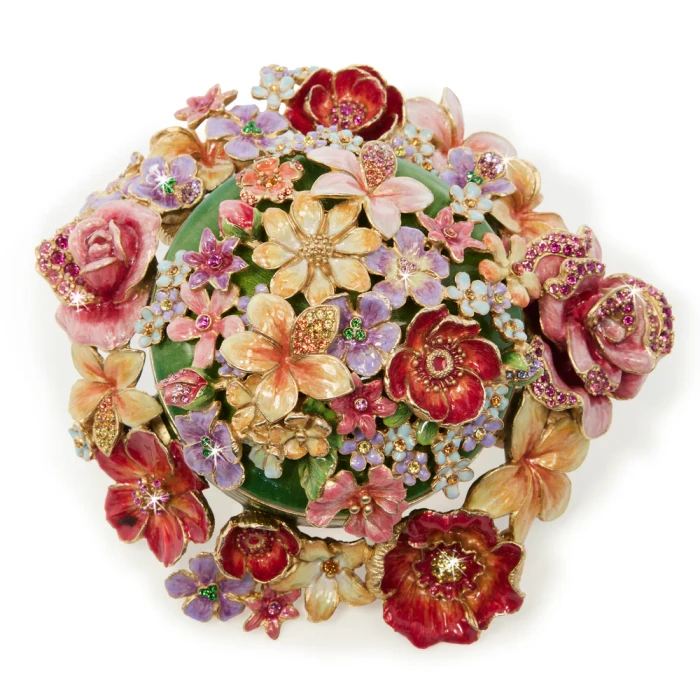 Jay Strongwater Ivy Bouquet Box