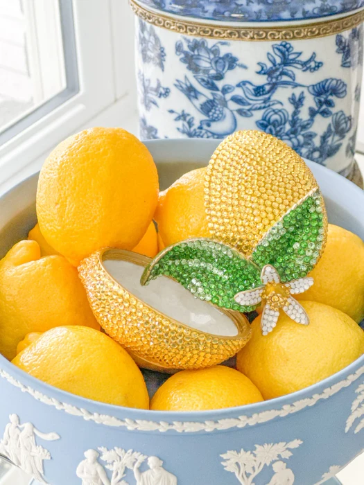 Jay Strongwater Mila Lemon Box