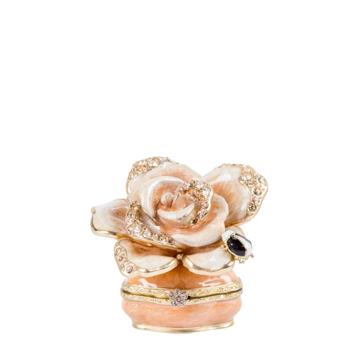 Jay Strongwater Rosalie Rose Box - Boudoir