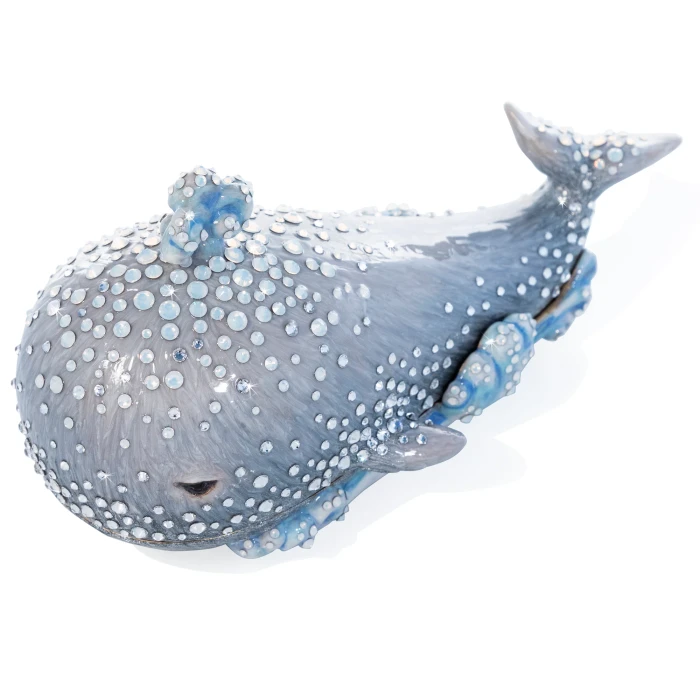 Jay Strongwater Abel Whale Box
