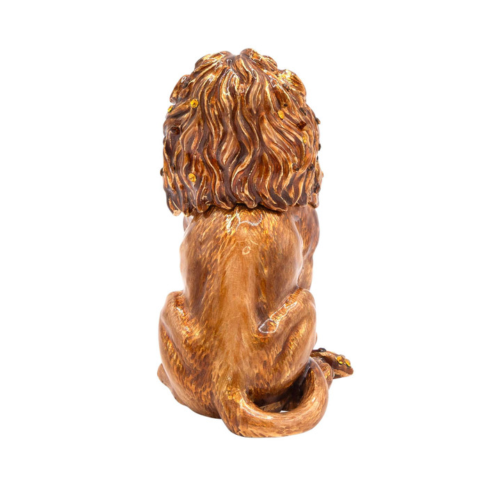 Jay Strongwater Mira Majestic Lion Box