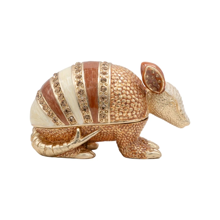 Jay Strongwater Armi Armadillo Box