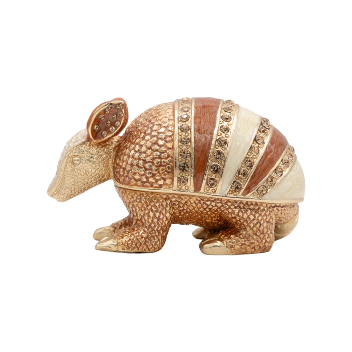 Jay Strongwater Armi Armadillo Box