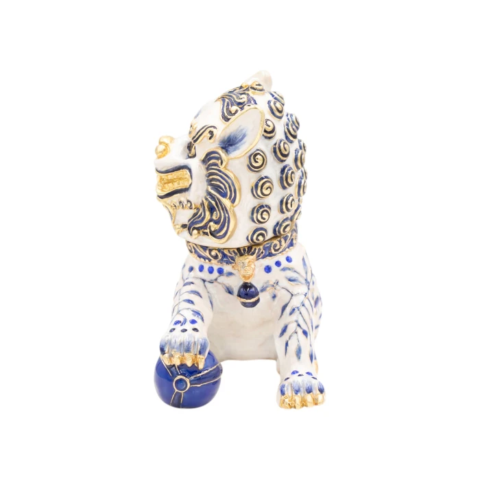 Jay Strongwater Shi Foo Dog Box