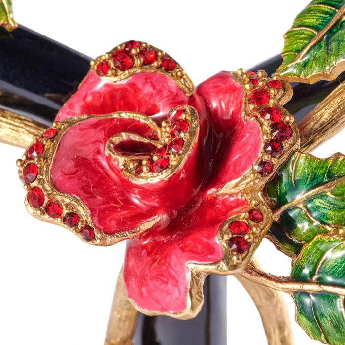 Jay Strongwater Lisha Night Bloom Double Candlestick