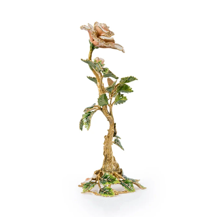 Jay Strongwater Eternity Rose Objet
