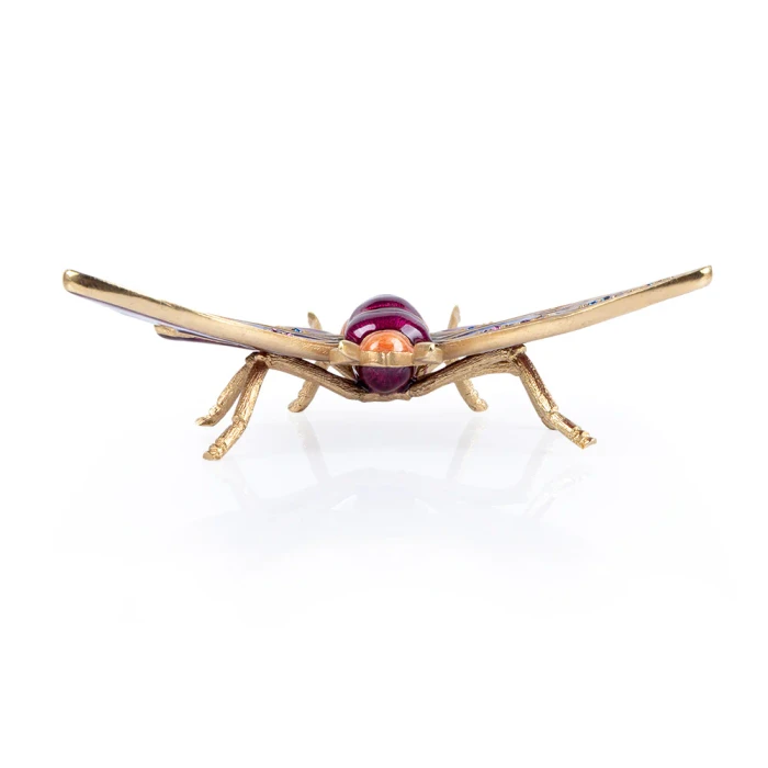 Jay Strongwater Rosey Moth Objet