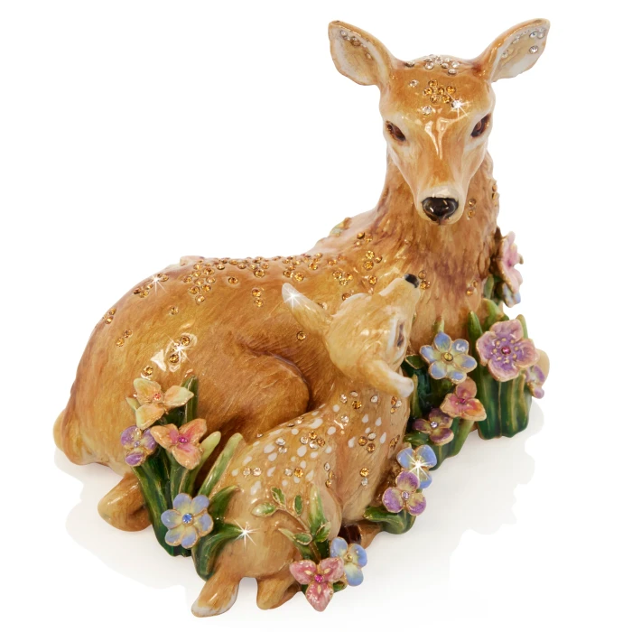 Jay Strongwater Lucy & Leo Deer and Fawn Figurine