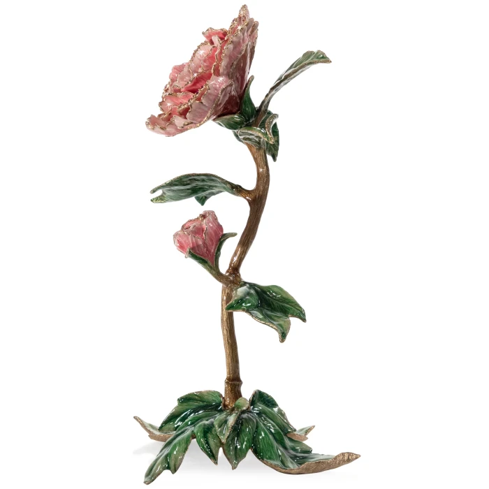 Jay Strongwater Kora Peony Objet