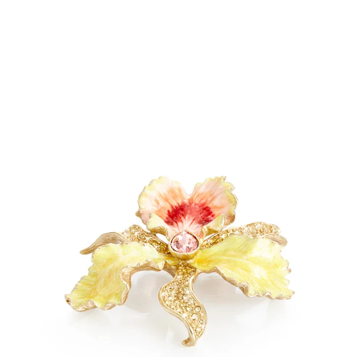 Jay Strongwater Leya Orchid Table Objet
