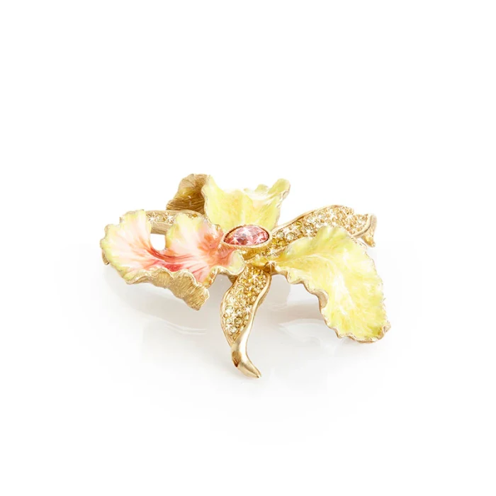 Jay Strongwater Leya Orchid Table Objet