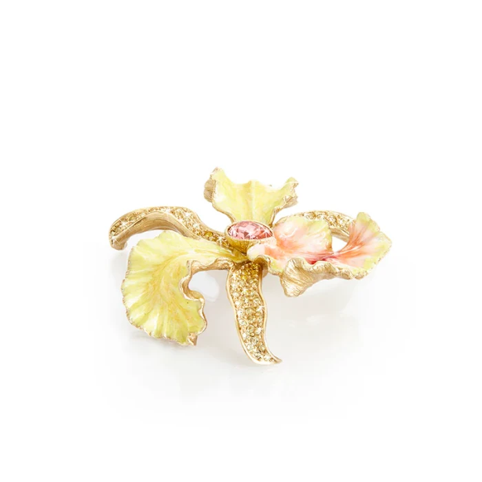 Jay Strongwater Leya Orchid Table Objet