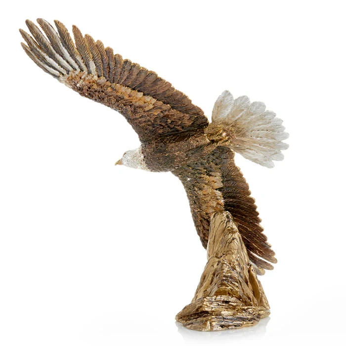 Jay Strongwater Soaring Eagle Figurine - 25th Anniversary