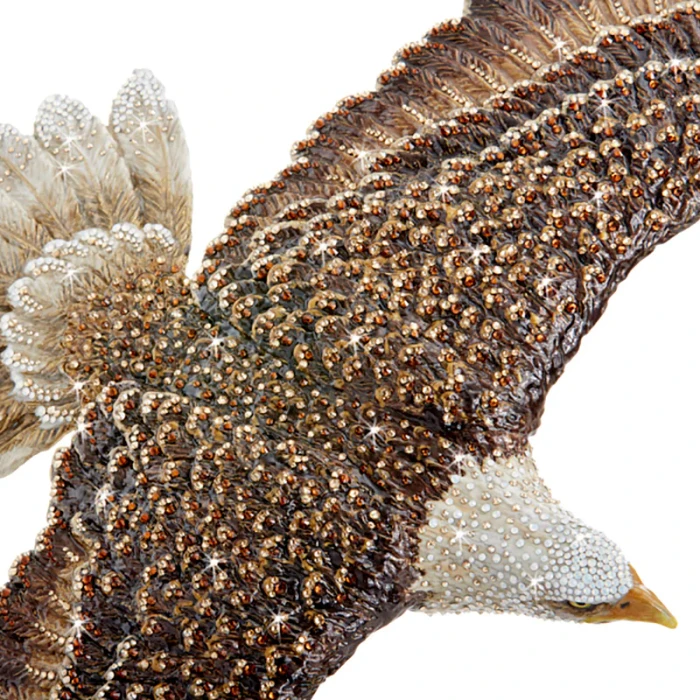 Jay Strongwater Soaring Eagle Figurine - 25th Anniversary