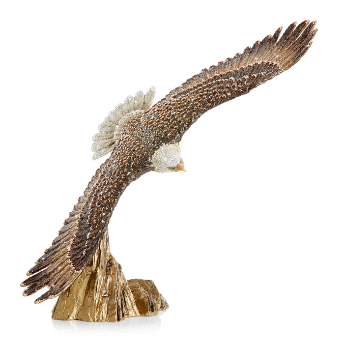Jay Strongwater Soaring Eagle Figurine - 25th Anniversary