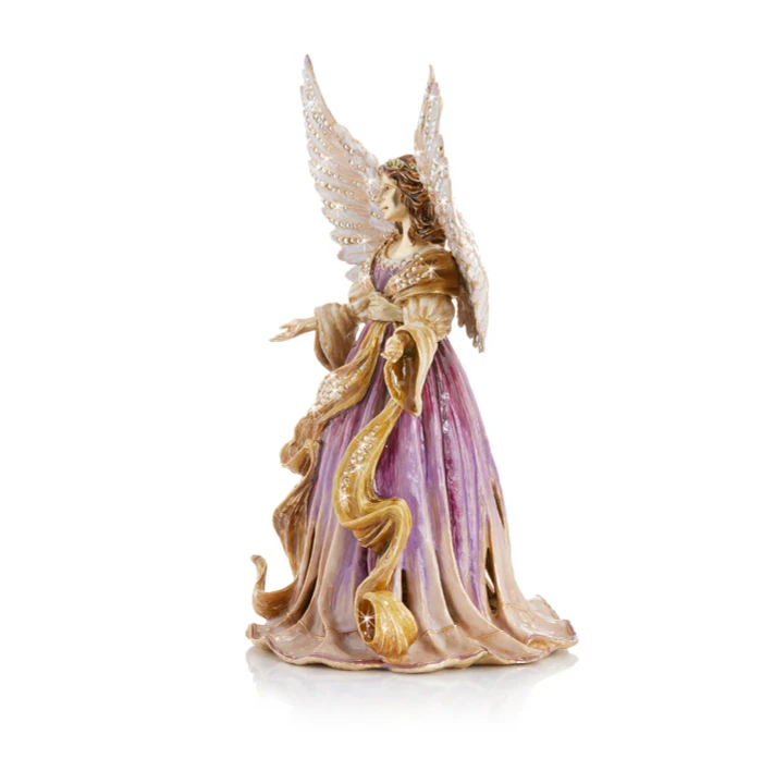 Jay Strongwater Renaissance Angel Musical Figurine