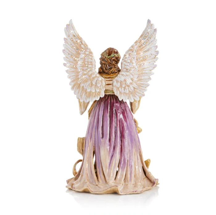 Jay Strongwater Renaissance Angel Musical Figurine