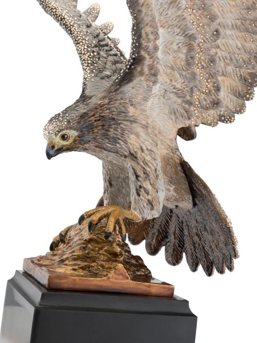 Jay Strongwater Baldwin Falcon Figurine