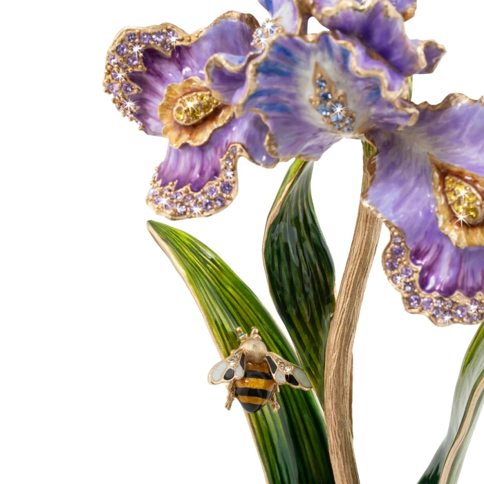 Jay Strongwater Vincent Iris Objet