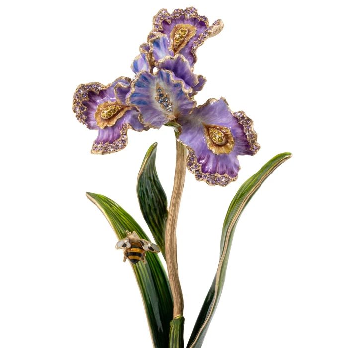 Jay Strongwater Vincent Iris Objet