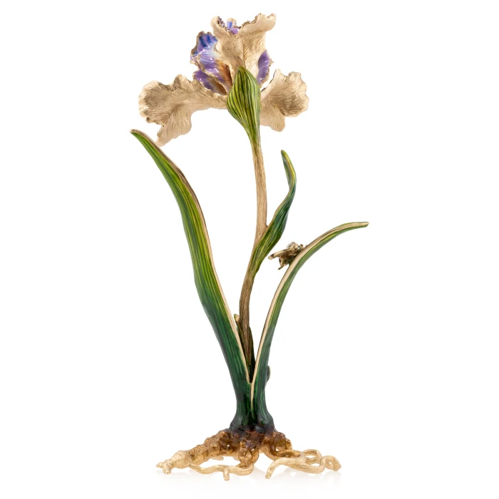 Jay Strongwater Vincent Iris Objet