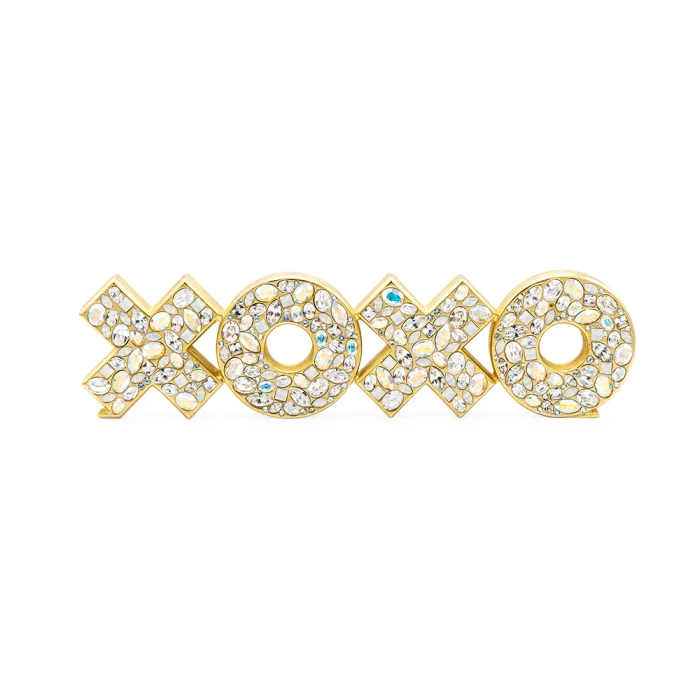 Jay Strongwater Avery XOXO Objet in Opal