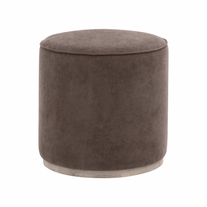 Essentials For Living - Vale Accent Ottoman in Performance Mulberry, Natural Gray Ash