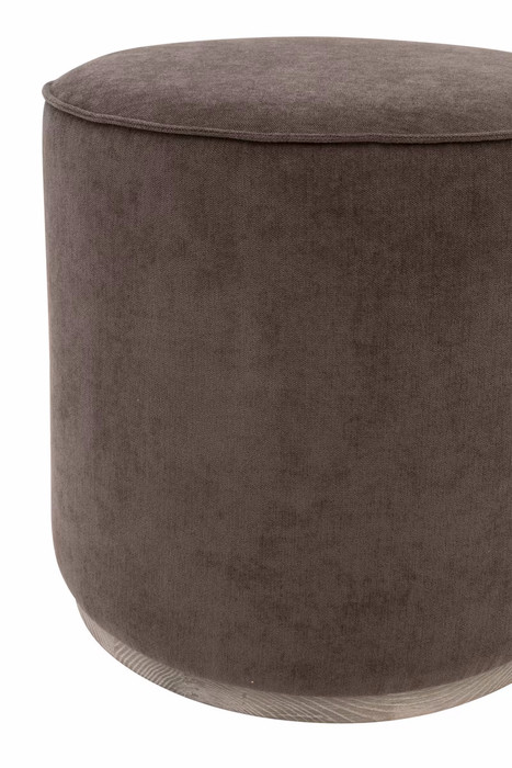 Essentials For Living - Vale Accent Ottoman in Performance Mulberry, Natural Gray Ash