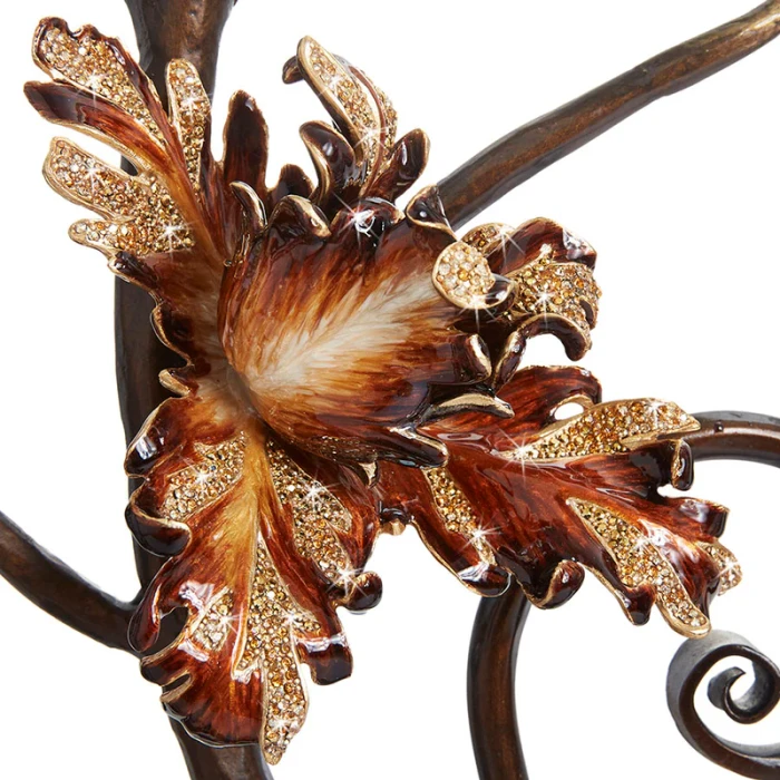 Jay Strongwater Vincente Fireplace Screen - Gold & White