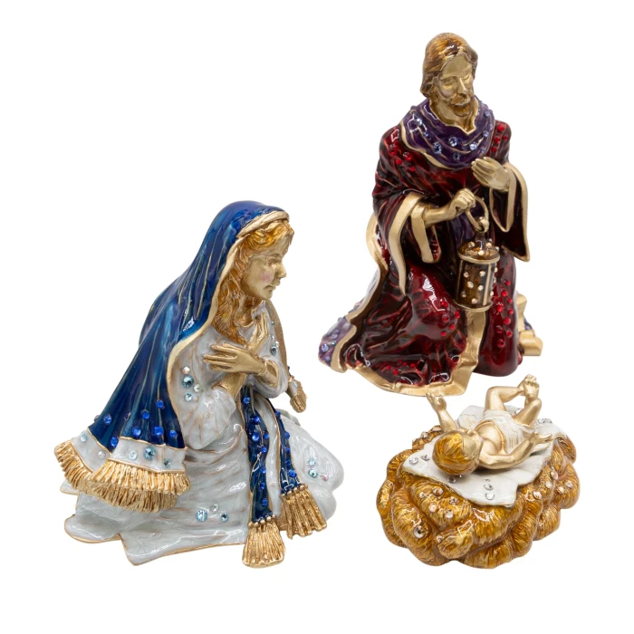 Jay Strongwater Holy Family Nativity Set