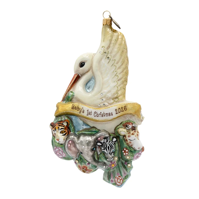 Jay Strongwater 2026 Annual Baby Ornament