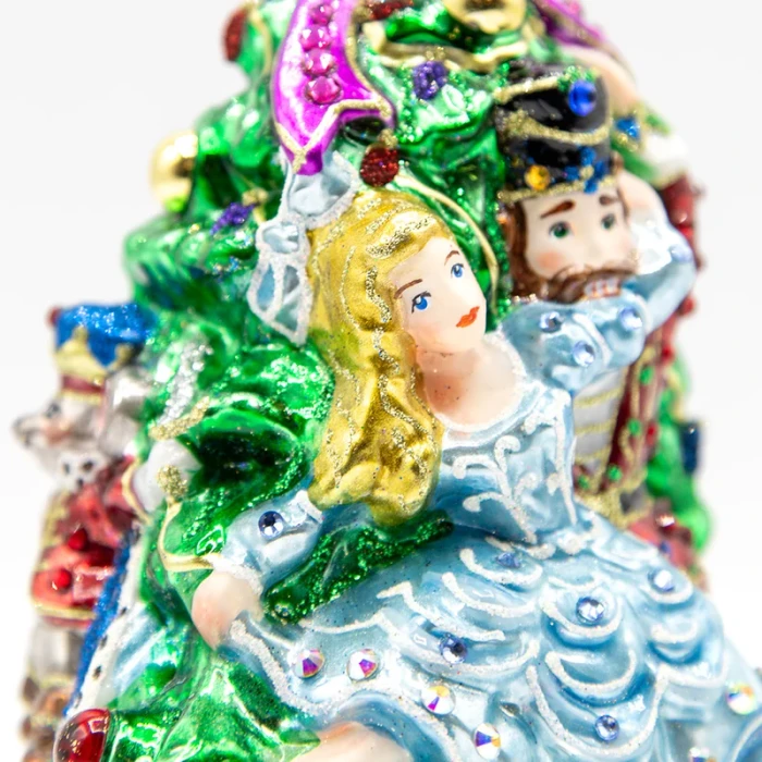 Jay Strongwater Clara and the Nutcracker Glass Ornament