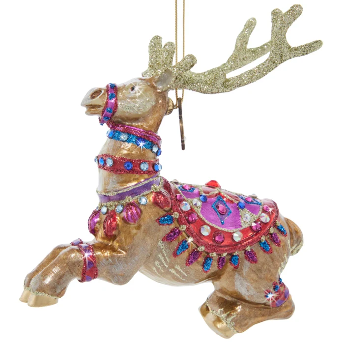 Jay Strongwater Leader of the Pack Glass Ornament