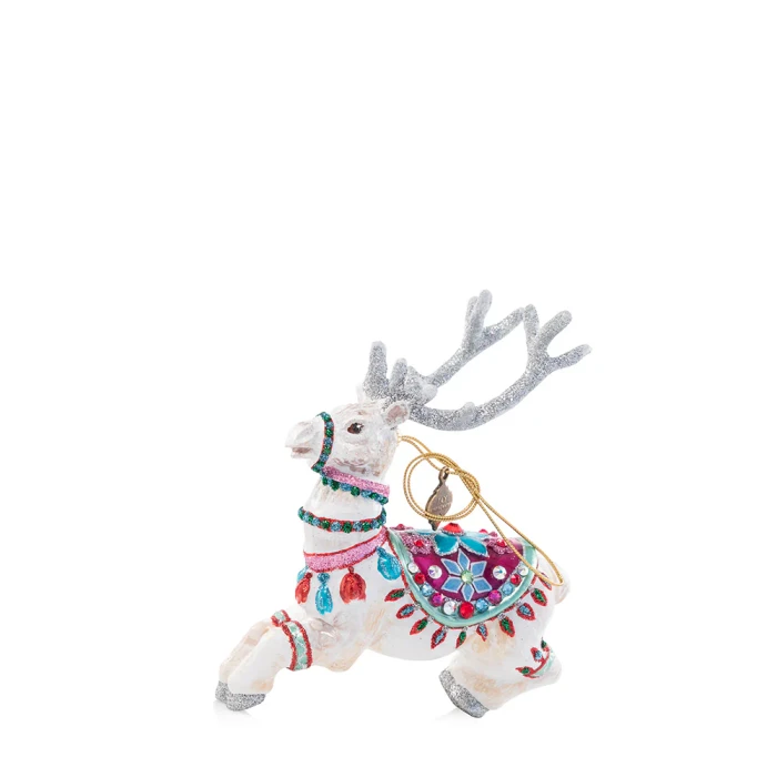 Jay Strongwater Cupid Glass Ornament