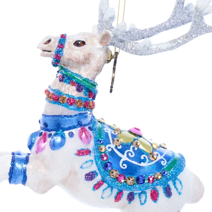 Jay Strongwater Vixen Glass Ornament
