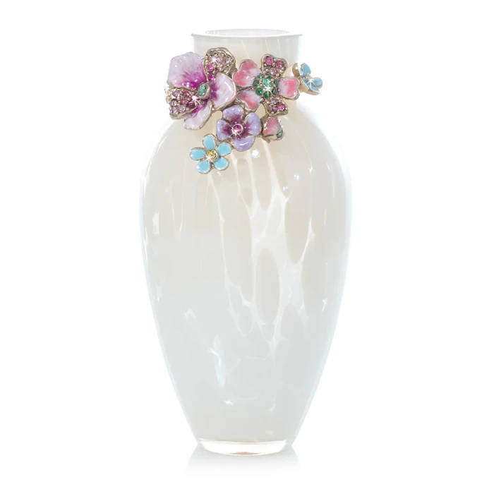 Jay Strongwater Eliana Bouquet 5" Vase