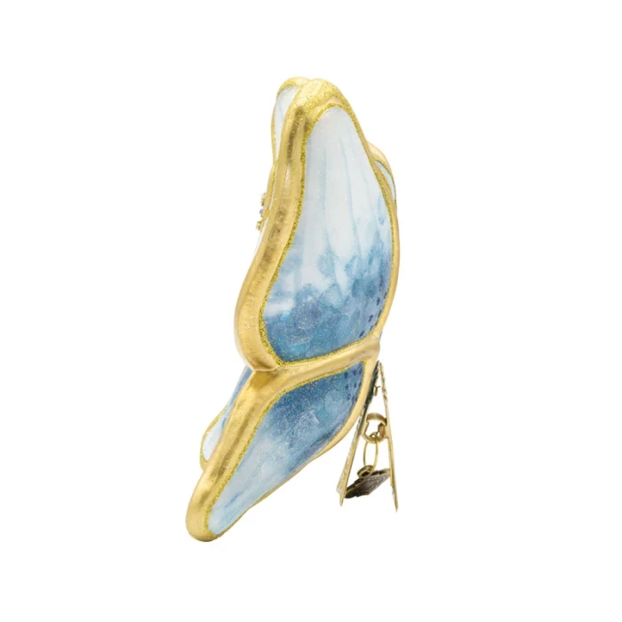 Jay Strongwater Blue Papillon Butterfly Ornament