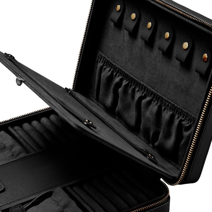 WOLF - Lauren Large Zip Case in Black