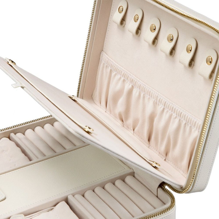 WOLF - Lauren Large Zip Case in Ivory