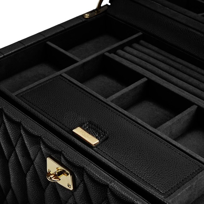 WOLF - Lauren Large Jewelry Box in Black