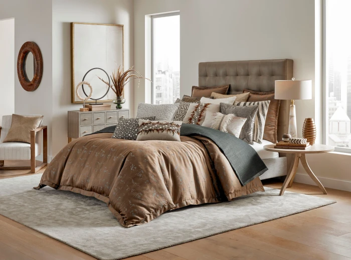 Cloud9 Design Milan Bronze Green Duvet Cover