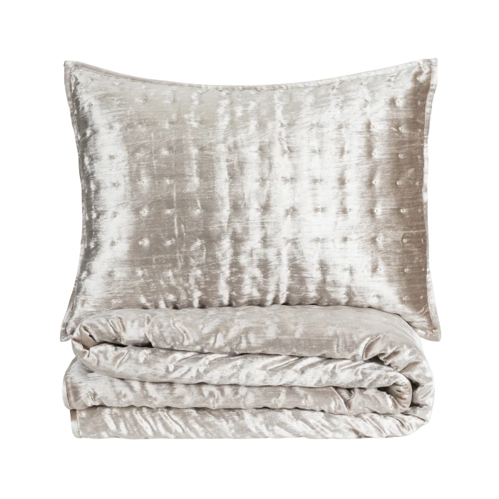 Cloud9 Design Prato Beige Quilt Set