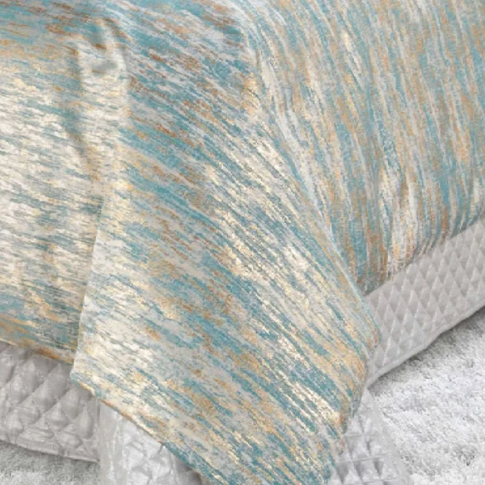 Cloud9 Design Jade Teal Gold Duvet Set