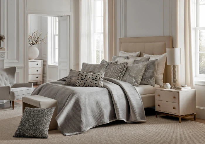 Cloud9 Design Amara Grey Quilt Set