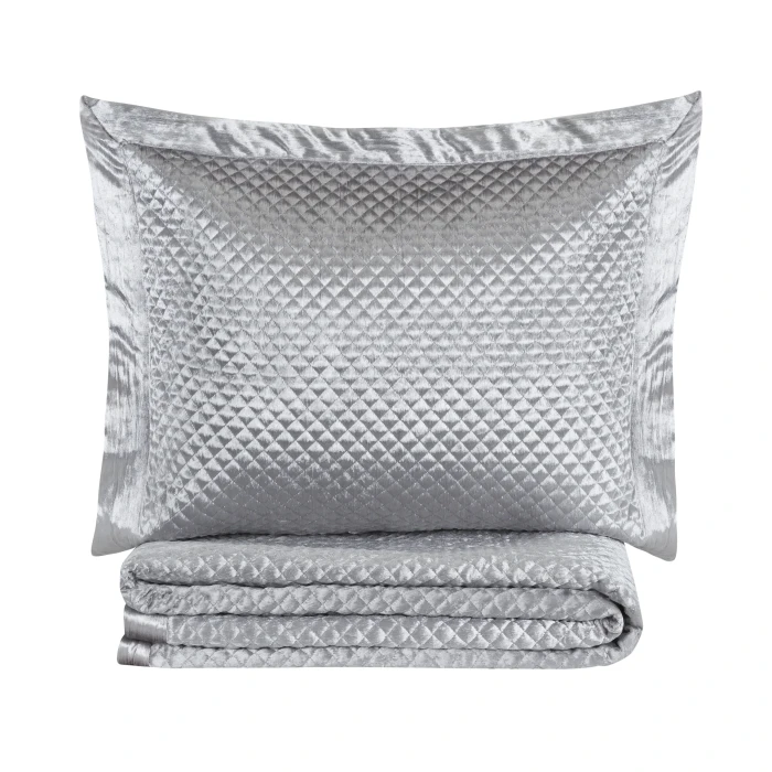 Cloud9 Design Amani Grey Quilt Set